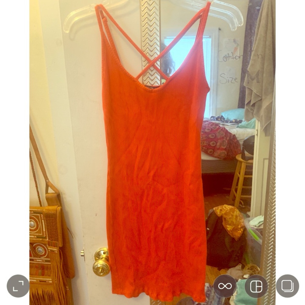 Red Mini-dress